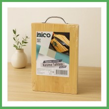 Astraltech Bambu Kesme Tahtası 20X30X1.7 cm - Metal Kulplu Bezoss