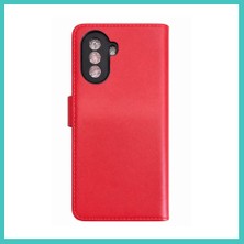 Ny Joy Huawei Nova Y70 Uyumlu Trend S Plus Kapaklı Kılıf - Kırmızı Nyjoybz