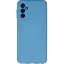 TeknoKapsül Samsung Galaxy M23 Kılıf Nano Içi Kadife Silikon - Mavi
