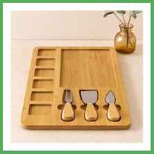 Astraltech Mdf 6+1 Bölmeli Kahvaltı Peynir Sunum Panosu 30X39.5 cm Bezoss
