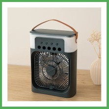 Astraltech USB Masaüstü Ultrasonik Hava Nemlendirici Fan 360° Gece Lambası - 3 Kademe Bezoss