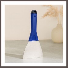 Ecotrend Metal Kazıma Spatulası 100 mm Kapaklı Plastik Saplı (No:10) ECO123
