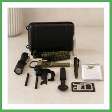 Astraltech 12 Parça Kamp ve Hayatta Kalma Seti (Survival Kit) Bezoss
