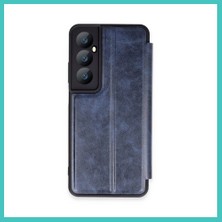 Ny Joy Realme C65 Uyumlu Kılıf Flip Cover - Lacivert Nyjoybz