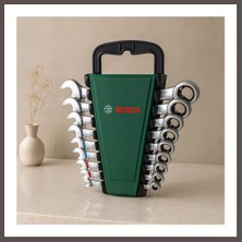 Ecotrend 8 Parça 8-19 mm Kombine Anahtar Takımı (Plastik Standlı, Taşıma Aparatlı) ECO123