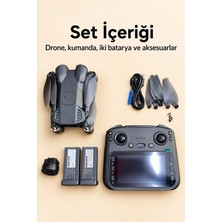 Alfa Brand Kameralı Drone Seti Çift Batarya ve Yedek Pervaneler