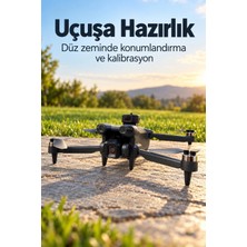 Alfa Brand Gps Özellikli Kameralı Drone Ekranlı Kumandalı Katlanır Gövde