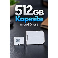 Alfa Brand 512 GB Bellek Kartı Microsd ve Sd Adaptör
