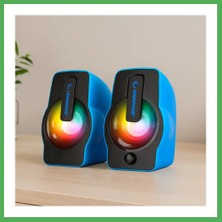 Astraltech USB Rgb Işıklı 1+1 6W Multimedya Hoparlör Seti Bezoss