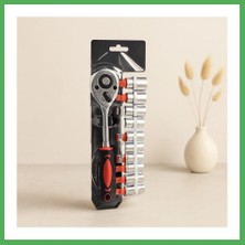Astraltech Krom Vanadyum 1/2" 12 Parça Lokma Seti (8-24 Mm) Bezoss