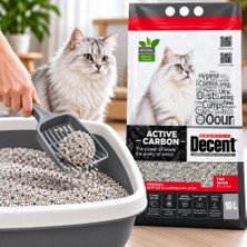 Colezium Decent Aktif Karbonlu Topaklanan Kedi Kumu 10 Lt