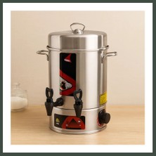 Bezos Elektrikli Semaver Çay Makinesi 6 Litre Çift Musluk 1000W (60 Bardak) Nhr