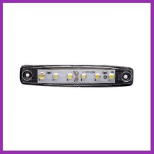 Salmore Beyaz Parmak LED Dorse Lamba 6 Ledli 12-24V Bty