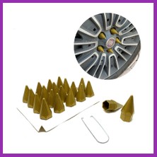 Salmore Sivri Bijon Kapağı Sökme Aparatlı Altın Sarı 17MM Bty