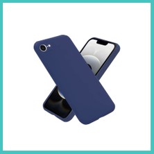 Ny Joy iPhone 16E Uyumlu Kılıf Nano Içi Kadife Silikon - Lacivert Nyjoybz