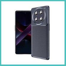 Ny Joy Honor Magic 7 Lite Uyumlu Kılıf Auto Focus Karbon Kapak - Lacivert Nyjoybz