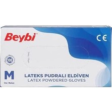 Happy Trend Pudralı Eldiven M Beden 100 Adet 36881