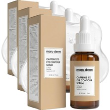 Happy Trend Kafein + Peptit + Hyalüronik Asit Göz Çevresi Serumu – Şişkinlik ve Koyu Halka Görünümüne Karşı Canlandırıcı Göz Kontur Bakımı, 30 ml (3 Paketi)