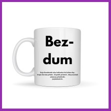 Salmore Bezdum Yazılı Karadeniz Mizah Temalı Kupa Model 239 Komik Baskılı Seramik Kahve Kupası Bty