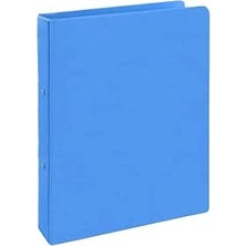 Happy Trend Halkalı Klasör 1 Adet A5 Pvc Öğrenci ve Ofis Tipi Evrak Sunum Klasörü Iç Cepli Otomatik Mekanizmalı Büro Okul Arşivle Açık Mavi