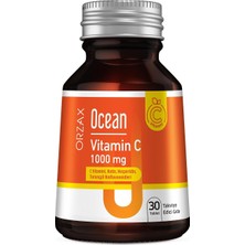Happy Trend C Vitamini 1000 Mg + Bioflavonoidler Antioksidan Içeren Takviye Edici Gıda (1 x 30 Tablet)
