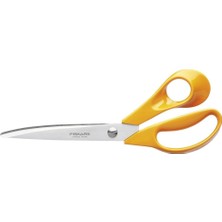 Happy Trend Evrensel Makas, Uzunluk: 25 Cm, Paslanmaz Çelik Bıçak/plastik Saplar, Turuncu, Klasik, S94, 1001538