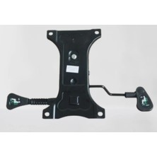 Happy Trend Ofis Koltuğu Alt Takım Komple Set,krom Yıldız Ayak Çap 64,krom Kaplama, Oyuncu Koltuğu 5 Tekerlekli, 15 * 25 Çift Kollu Tilting Mekanizma, 41-50 cm Yükseklik