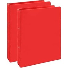 Happy Trend 2 Halkalı Klasör 2 Adet A5 Pvc Öğrenci ve Ofis Tipi Evrak Sunum Talebe Büro Klasörü Iç Cepli Otomatik Mekanizlı