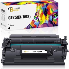 Happy Trend Bankası Uyumlu Toner Kartuşu Hp CF259X 59X Hp Laserjet Pro M404N M404DN M404DW Mfp M428FDW M428FDN M428DW M404 M304 M428 (Siyah, 1 Paket)