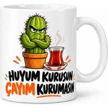 Bezos Huyum Kurusun Tasarımlı Porselen Kupa - Model 723 Dmc