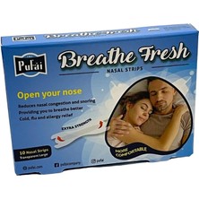 Happy Trend Breathe Fresh Burun Bandı Şeffaf Büyük Boy 66MM 19MM 10 Adet 1 Kutu