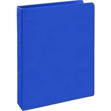 Happy Trend Halkalı Klasör 1 Adet A5 Pvc Öğrenci ve Ofis Tipi Evrak Sunum Klasörü Iç Cepli Otomatik Mekanizmalı Büro Okul Arşivle Mavi