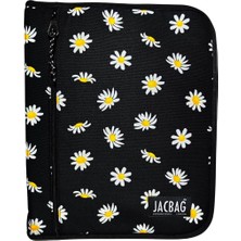 Happy Trend Organizer Fermuarlı Dosya Çanta A4 (Papatya)