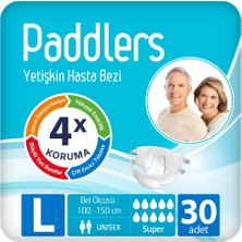 Happy Trend Yetişkin Hasta Bantlı Bez Large 30 Adet – Sızdırmaz, Yüksek Emici