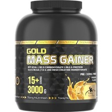 Happy Trend Nutrition Gold Mass Gainer Karbonhidrat Tozu 3000 gr - Muz Aromalı