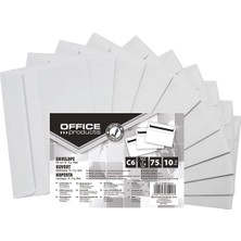 Happy Trend Products Kendinden Yapışkanlı Zarflar Sk C6 114X162 mm 75GSM 10 Adet Beyaz / / Kendinden Yapışkanlı Tip/art-Sk/renk-Beyaz/format-C6 / Yüzey Ağırlığı (G/m2)-75 / Ölçüler (MM)-114X162