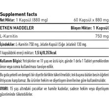 Happy Trend L-Carnıtıne 750 Mg 60 Kapsül