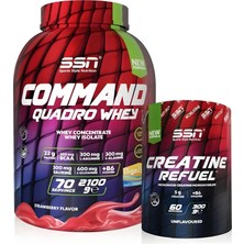 Happy Trend Sports Style Nutrition Quadro Performans Kombinasyonu 2 (Command 2.1 kg Çilek Creatine)