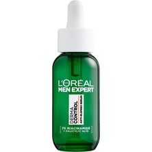 Happy Trend Men Expert Derma Control Sivilce Karşıtı Serum, Niasinamid ve Salisilik Asit Içerikli, Pürüzsüz ve Nemli Cilt, Kusurları, Siyah Noktaları ve Sivilce Sonrası Izleri Azaltır, 30 ml