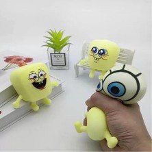 Midas Toptan Home Sünger Bob Tasarımlı Squishy - 12'li Paket - Yumuşak Oyuncak - Farklı Model