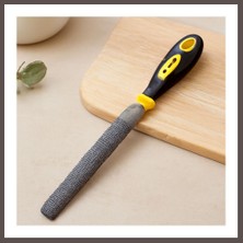 Ecotrend 8 Inç Balık Sırtı Ağaç ve Metal Törpüsü - Kauçuk Saplı ECO123