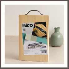 Ecotrend Bambu Kesim Tahtası 18X28X1.7 cm - Metal Kulplu ECO123