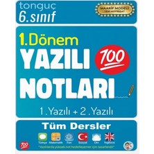 Tonguç Akademi 6. Sınıf Yazılı Notları 1. Dönem 1 ve 2. Yazılı