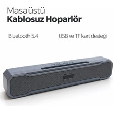 Midas Toptan Home Metal Izgara Ön Yüzeyli Uzun Gövdeli USB Destekli Kablosuz Masaüstü Hoparlör