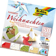 Folia 493/1515 Origami Kağıdı 15X15CM 50 Yaprak, 15X15CM 50 Yaprak