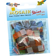 Folia 58209 Mozaik TAŞI,10X10 mm 190 Adet, Buzlu