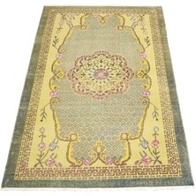 Kilim Antik El Dokuma Eskitme Kula Izmir Yün Halı 2083 - Vintage - Çok Renkli