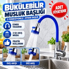 Eseno Select Oynar Başlıklı Tasarruflu Kubar Musluk Borusu ve Başlığı Mavi