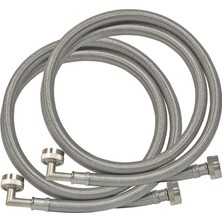 Eastman 41066 Ss Çamaşır Makinesi Hortum Boru Yayı ile 90 Derece 3/4 Inç x 3/4 Inç Skitasche