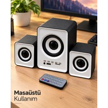 Midas Toptan Home Uzaktan Kumandalı Masaüstü Multimedya Hoparlör